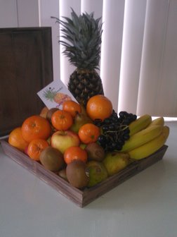 cadeau fruit dienblad